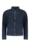 Moorer Techno Fabric Jacket In Blue