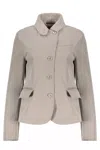 Moorer Techno Fabric Jacket In Turtledove