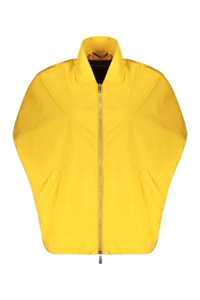 Moorer Techno Fabric Jacket In Yellow