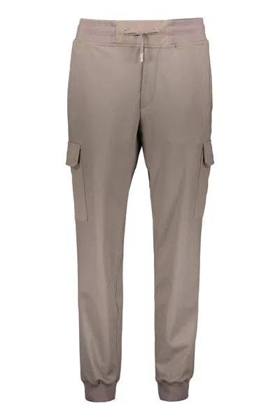 Moorer Techno Fabric Track Pants In Burgundy