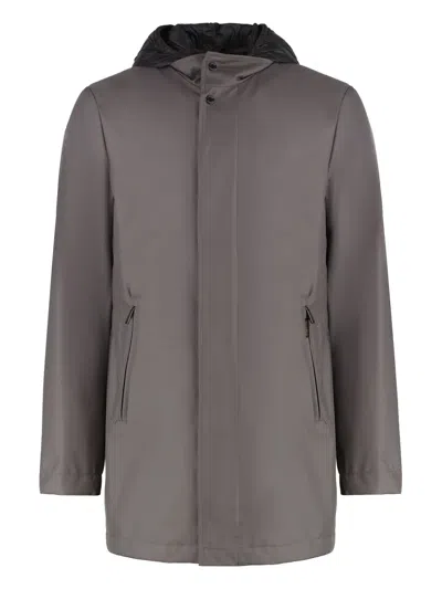 Moorer Tenno Parka In Gray