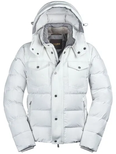 Moorer Teve-212p-o Jacket In Weiss