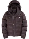 Moorer Teve Jacket In Brown