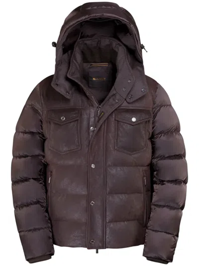 Moorer Teve Jacket In Brown