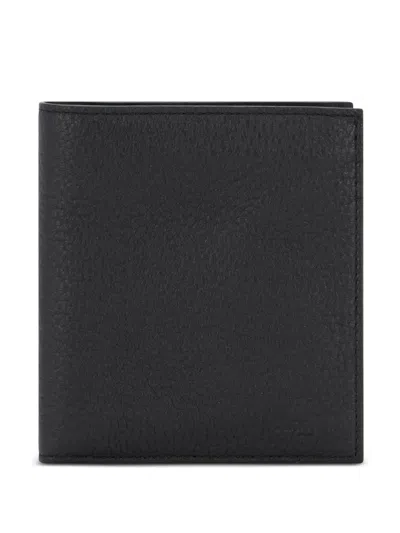 Moorer Textured Wallet In Black