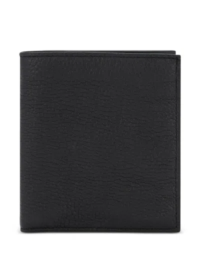 Moorer Textured Wallet In Black