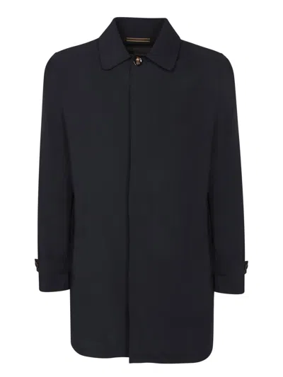 MOORER MOORER THREE-QUARTER COAT WITH CLASSIC COLLAR