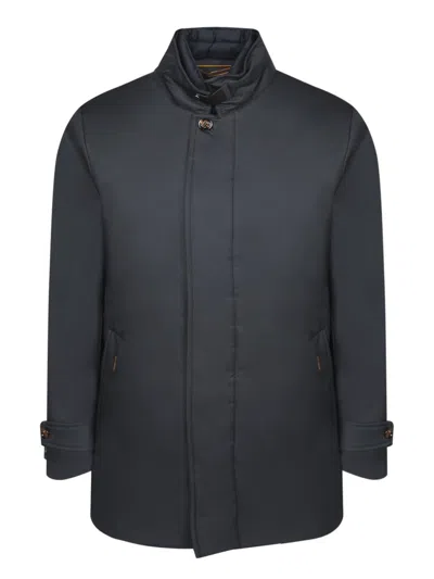 Moorer Three-quarter Coats In Blue