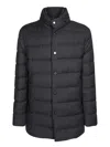 Moorer Three-quarter Coats In Black
