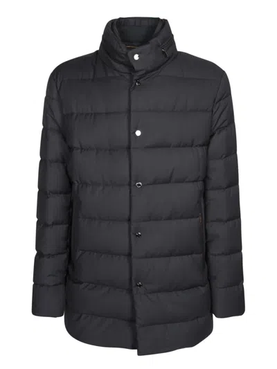 Moorer Three-quarter Coats In Black