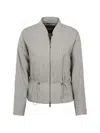 Moorer Tinya-rvl Jacket In Gray