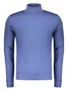 Moorer Todi Roll-neck Sweater In Blue