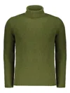 Moorer Todi Roll-neck Sweater In Green
