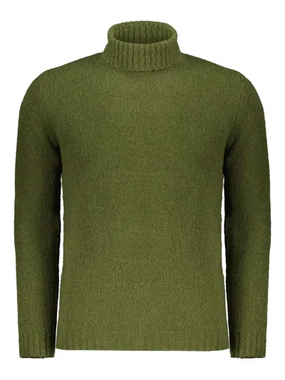 Moorer Todi Roll-neck Sweater In Green