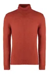 Moorer Todi Turtleneck Sweater In Brown