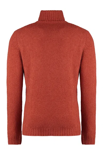 Moorer Todi Turtleneck Sweater In Red