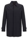Moorer 'vittor-k' Jacket Cuff Buttons Front Pockets In Black