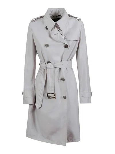 Moorer Trench In Nylon In Pink