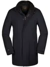 Moorer Trivor-bab Coat In Blue