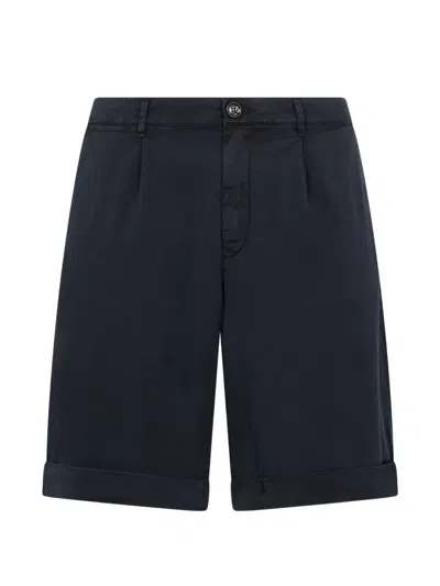 Moorer Turn-up Trousers In Black