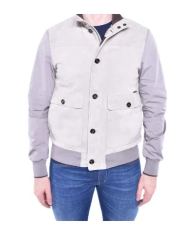 Moorer Turtleneck Casual Jacket In Neutral