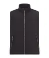 Moorer Uros-skt Smooth Vest In Brown