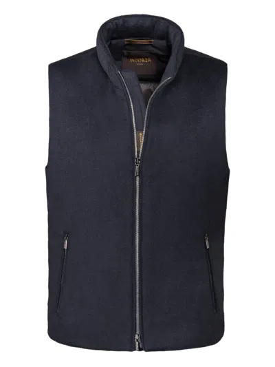 Moorer Uros-ls9 Sleeveless Gilet In Black