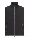 Moorer Uros-skt Smooth Vest In Black