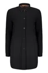 Moorer Vanda Techno Fabric Jacket In Black