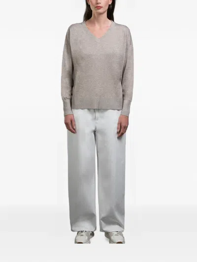 Moorer Varenna V-neck Sweater In Multi
