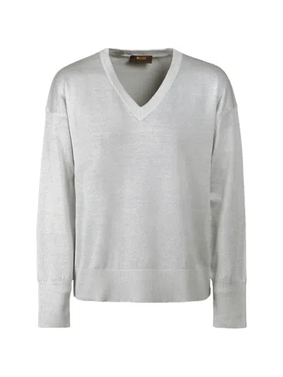 Moorer Varenna-flx Jumper In Gray