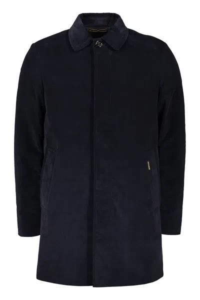 Moorer Verga Padded Coat In Blue