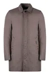 Moorer Verga Techno Fabric Jacket In Beige