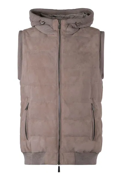 MOORER VERMEER HOODED BODYWARMER