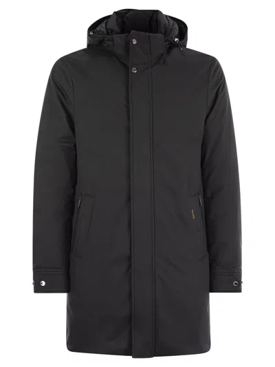 MOORER VERMONT - WATER-REPELLENT JACKET WITH HOOD