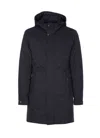 Moorer Vermont Technical Fabric Parka In Black
