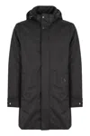 Moorer Vermont Technical Fabric Parka In Black