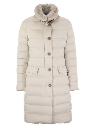 MOORER VETIVER-S3 - LONG DOWN JACKET