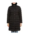 Moorer Vetiver-s3 Padded Down Coat In Black