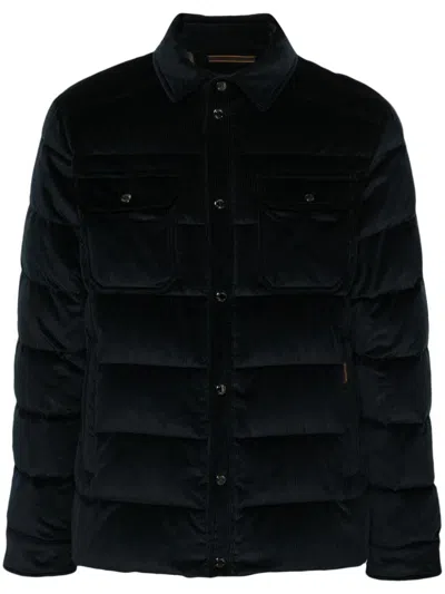 Moorer Veton Jacket In Blue