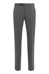 Moorer Virgin Wool Pants In Gray
