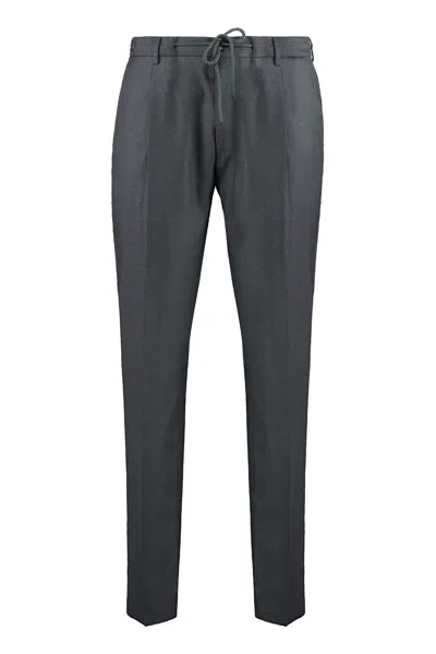 MOORER VIRGIN WOOL TROUSERS
