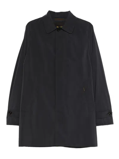 Moorer Vittor-ac Button-up Coat In Gray