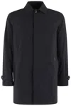 Moorer 'vittor-k' Jacket Cuff Buttons Front Pockets In Navy