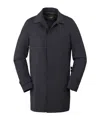 Moorer Vittor Buttoned Coat In Blue