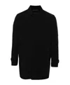 Moorer Vittor-kn Button-up Jacket In Black