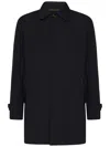 Moorer 'vittor-k' Jacket Cuff Buttons Front Pockets In Blue