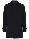 Moorer 'vittor-k' Jacket Cuff Buttons Front Pockets In Blue