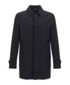 Moorer 'vittor-k' Jacket Cuff Buttons Front Pockets In Black