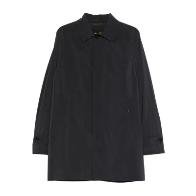 Moorer Vittor-ac Button-up Coat In Black